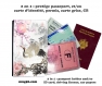 Protège passeport - porte cartes paysage asiatique 001