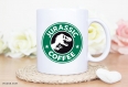 Mug personnalisable starbucks logo jurassic coffee