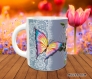 Mug personnalisable tasse papillons 002