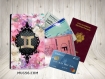 Protège passeport porte cartes - signe du zodiaque gémeaux 001