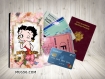 Protège passeport porte cartes - betty boop 001