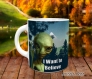 Mug personnalisable tasse i want to believe x files ovnis paul l'alien extra terrestre