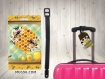 Etiquette bagage sac nom - abeille miel 003