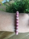 Bracelet femme rose bois jaspe