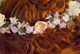 Couronne de fleurs cheveux pour mariée