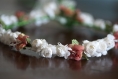Couronne de fleurs cheveux modèle cerisier
