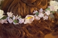 Couronne de fleurs cheveux pour mariée modèle 