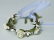 Bracelet floral décliné en blanc