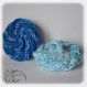 Tawashis au crochet - eponges écologiques - lavables - lot de 2