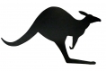 Kangourou 39x22 cm noir