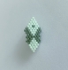 Boucles d’oreilles géométrique miyuki vert
