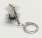 Porte clef ou bijou de sac petit ourson tissé en perle de rocailles