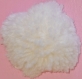 Lapin rose layette queue pompon en laine 29x20 cm fille