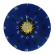 Horloge murale en bois model horoscope