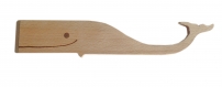 Spatule biseauter en bois de hêtre épais model baleine