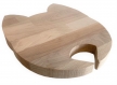 Planche à découper spécial apéro en bois de hêtre naturel fsc model tête de chat