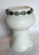 Bracelet macramé semi précieux en labradorite et jade noir