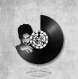 Horloge en disque vinyle 33 tours thème prince