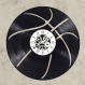 Horloge en disque vinyle 33 tours thème basket ball