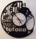 Horloge en disque vinyle 33 tours thème totoro