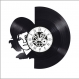 Horloge en disque vinyle 33 tours thème sheila chanteuse france