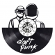 Horloge en disque vinyle 33 tours thème daft punk