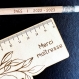Cadeau pour la maîtresse ou atsem, kit règle avec crayon-gomme personnalisable en bois