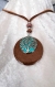Bijoux uniques , pendentif arbre de vie, collier réglable, grand pendentif arbre de vie,