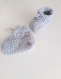 Chaussons en laine pour bébé taille 1/3 mois 