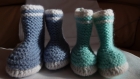 Petit chaussons tricoté main