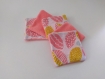 Lingettes / carrés démaquillants lavables et sa corbeille tissu