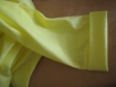 Veste de tailleur jaune en coton