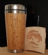 Matrix code 01 tasse de voyage cadeau mug en bois de bamboo