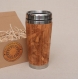 Tasse de voyage florale cadeau mug en bois de bamboo euphoria 