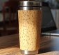 Tasse de voyage pissenlit pappus mug cadeau en bois de bambou daydreaming