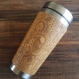  tasse de voyage cachemire oriental cadeau mug en bois de bamboo paisley 