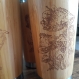 Tasse de voyage champignons psychédéliques cadeau mug en bois de bamboo vintage amanita