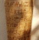 Hiéroglyphes Égyptiens tasse de voyage cadeau mug en bois de bamboo hieroglyphs 