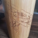 Tasse de voyage avion cadeau mug en bois de bamboo plane 