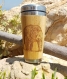 Ourse tasse de voyage cadeau mug en bois de bamboo bear 