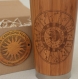Tasse de voyage cadeau mug en bois de bamboo constellations 