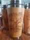 Olivier tasse de voyage cadeau mug en bois de bamboo 