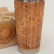 Tasse de voyage terre plate cadeau personnalisé mug en bois de bamboo flat earth