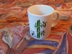 Mug bambou et panda, personnalisable avec nom en japonais 