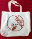 Grand totebag motif érable et renard personnalisé avec nom en japonais