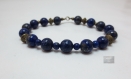 Bracelet femme pierre naturelle lapis lazuli grade ab