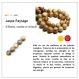 Bracelet femme, jaspe paysage naturel, bracelet marron, bracelet en pierres semi-précieuses, yoga, chakras, bouddha, bracelet de protection