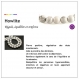 Bracelet femme, howlites naturelles, bracelet en pierres semi-précieuses, yoga, chakras, bouddha, bracelet de protection