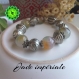 Bracelet femme, jadéites naturelles, bracelet vert clair, bracelet en pierres semi-précieuses, yoga, chakra, bouddha, bracelet de protection