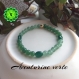 Bracelet femme, aventurine vertes naturelles, bracelet en pierres semi-précieuses, yoga, chakras, bouddha, bracelet de protection
